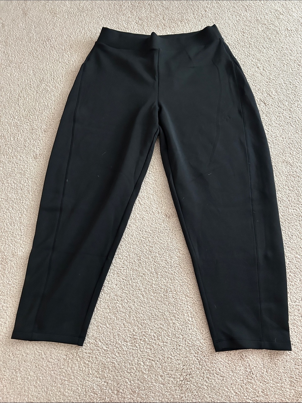 SPANX Men's Black Jogger-Style Ponte Pants